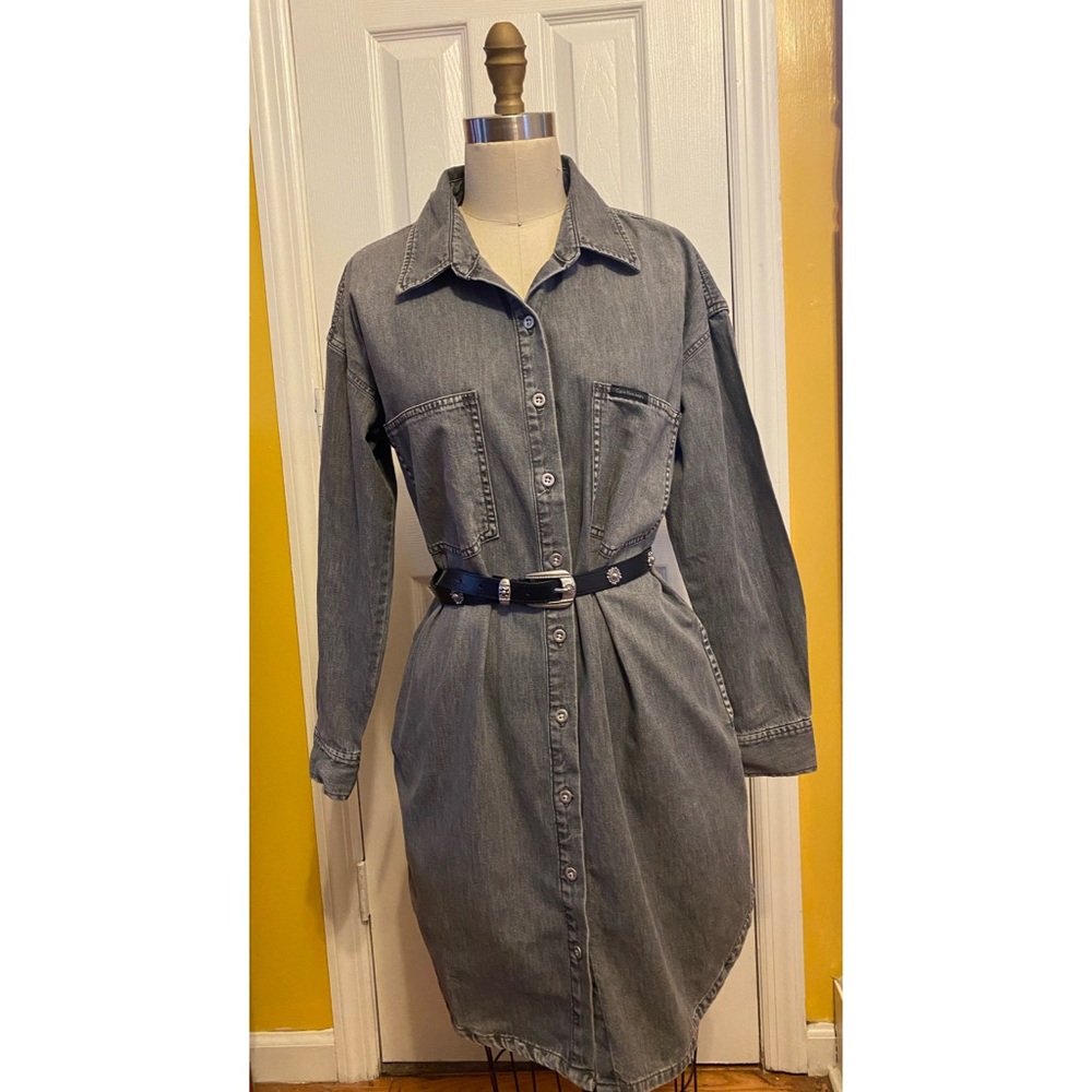 CALVIN KLEIN JEANS shirt dress